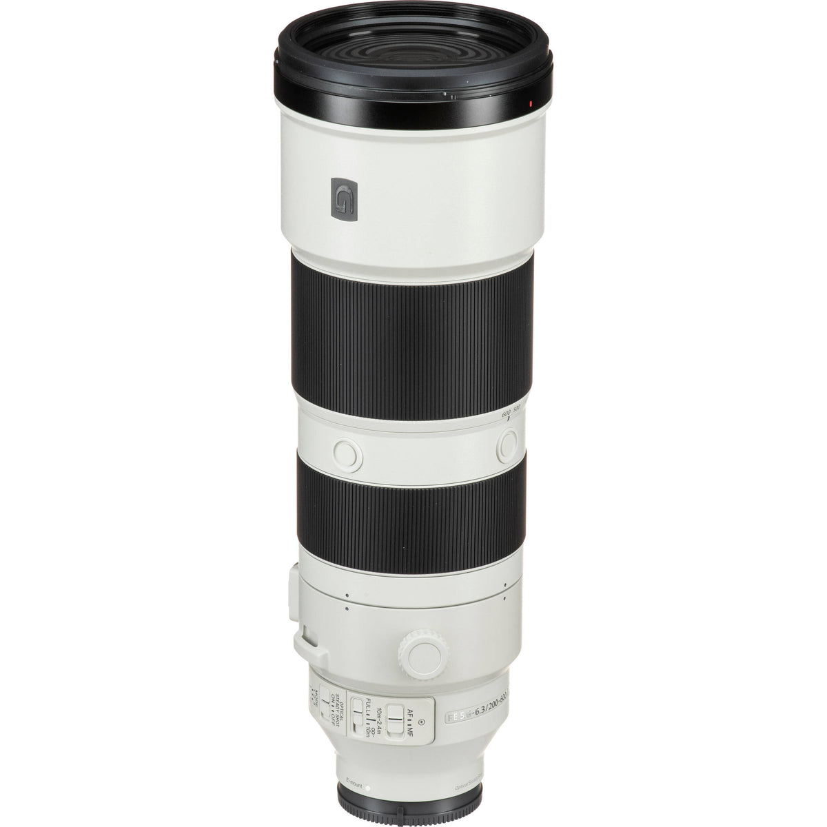 Lente Sony FE 200-600mm f/5.6-6.3 G OSS - detalle