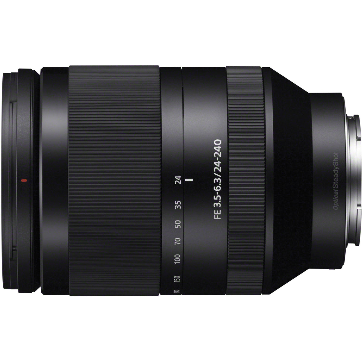Lente Sony FE 24-240mm f/3.5-6.3 OSS - vista frontal