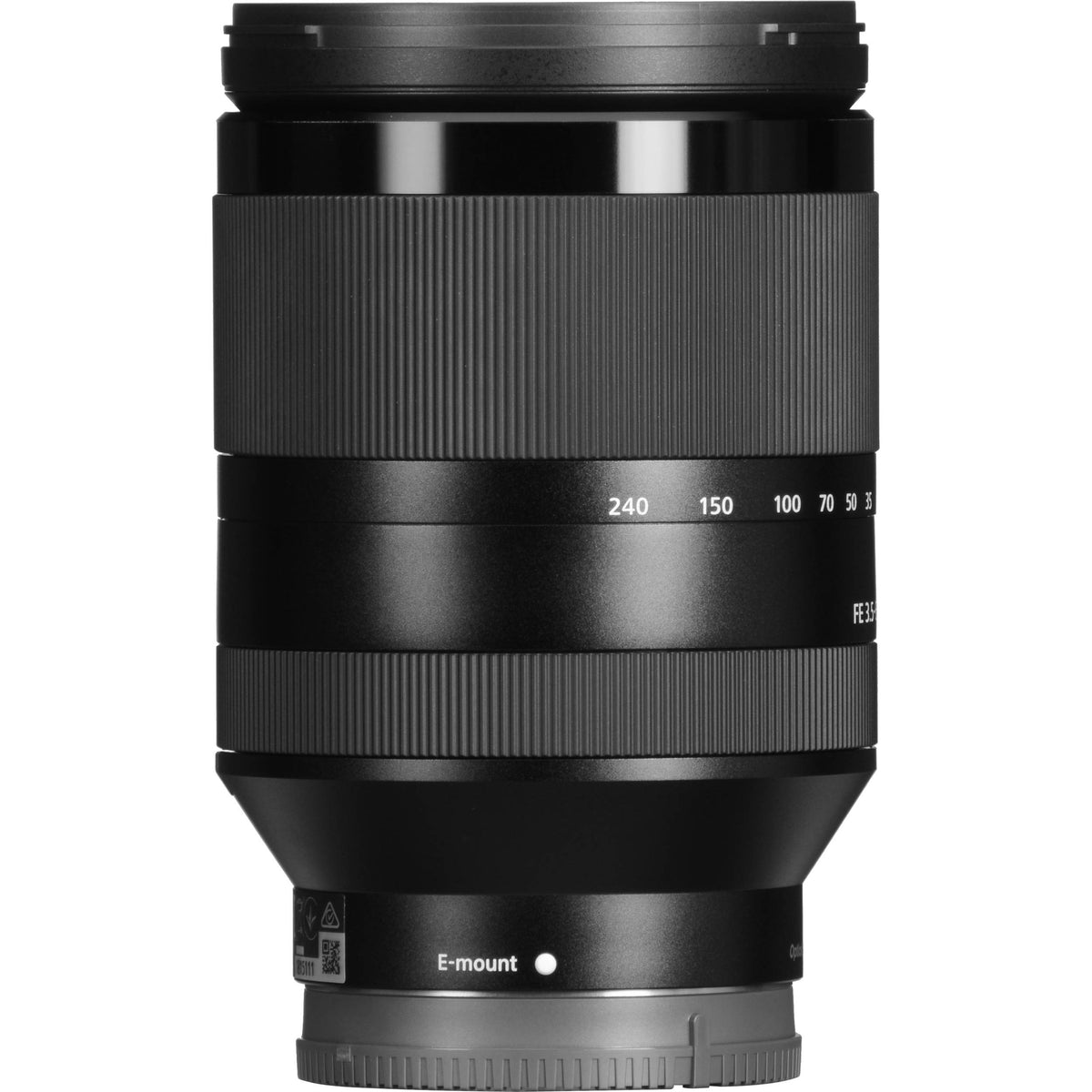 Lente Sony FE 24-240mm f/3.5-6.3 OSS - vista lateral