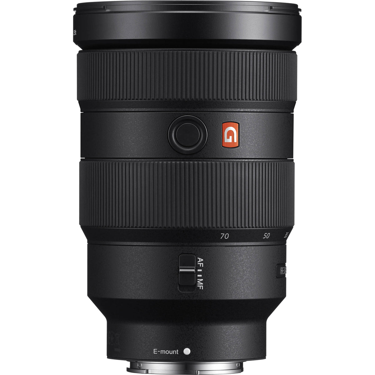 Lente Sony FE 24-70mm f/2.8 GM - vista frontal