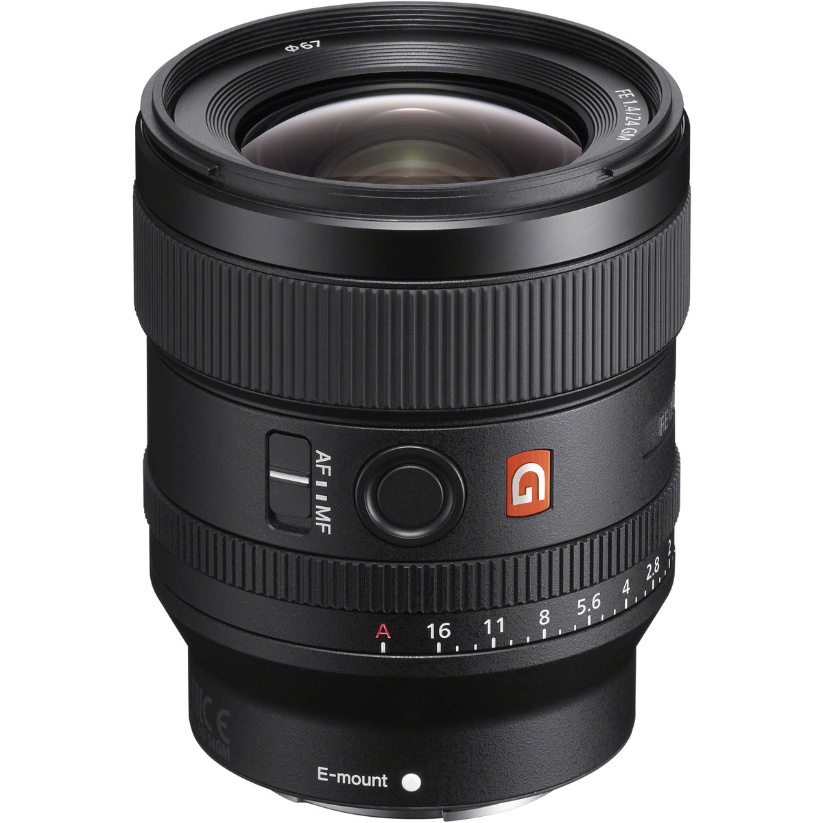 Lente Sony FE 24mm f/1.4 GM - vista principal