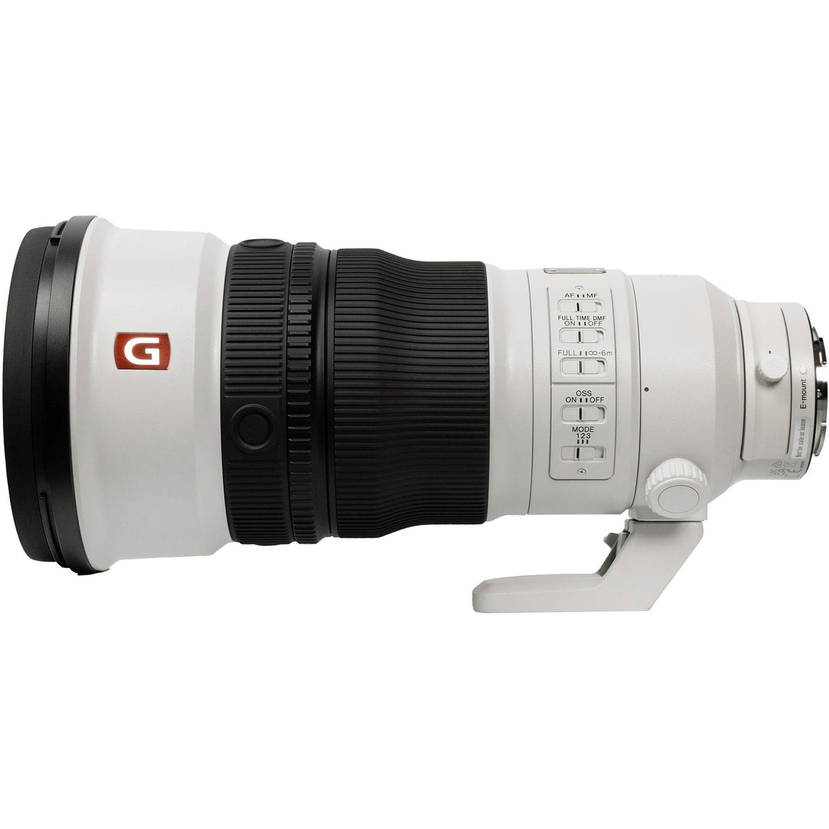 Lente Sony FE 300mm f/2.8 GM OSS - vista frontal