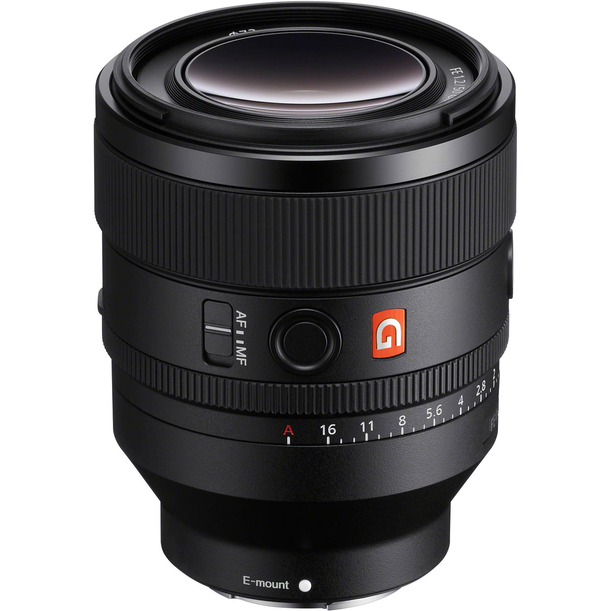 Lente Sony FE 50mm f/1.2 GM - vista principal