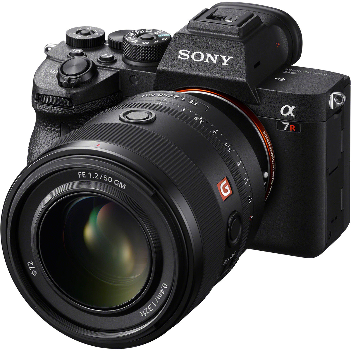 Lente Sony FE 50mm f/1.2 GM - detalle
