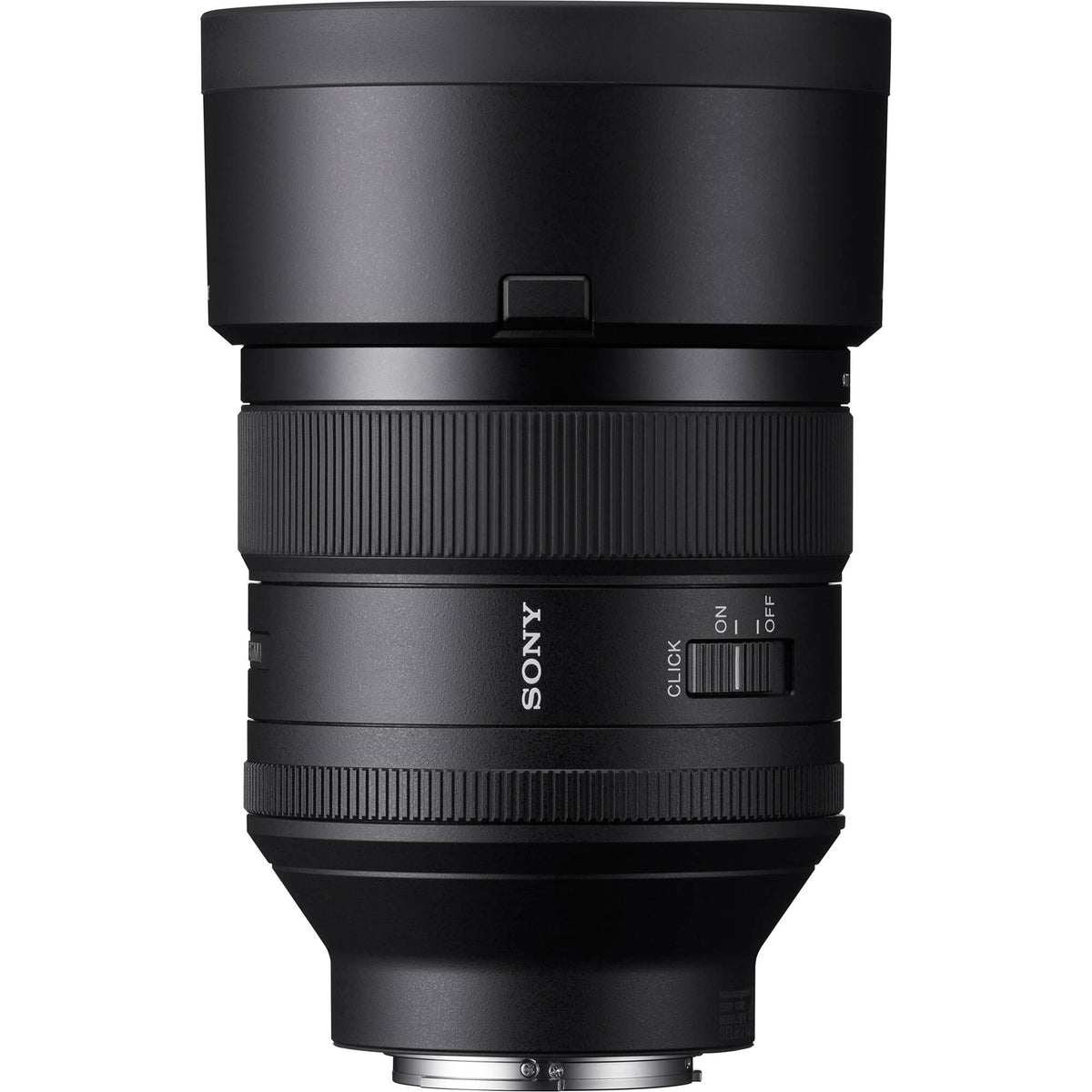 Lente Sony FE 85mm f/1.4 GM - vista lateral