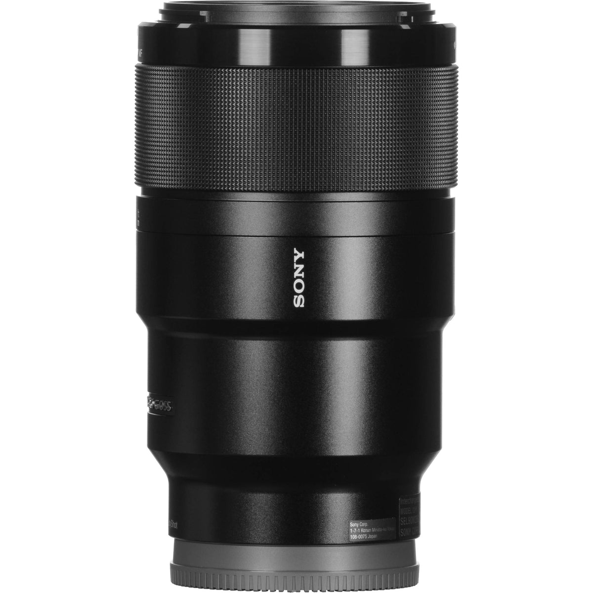 Lente Sony FE 90mm f/2.8 Macro G OSS - vista lateral