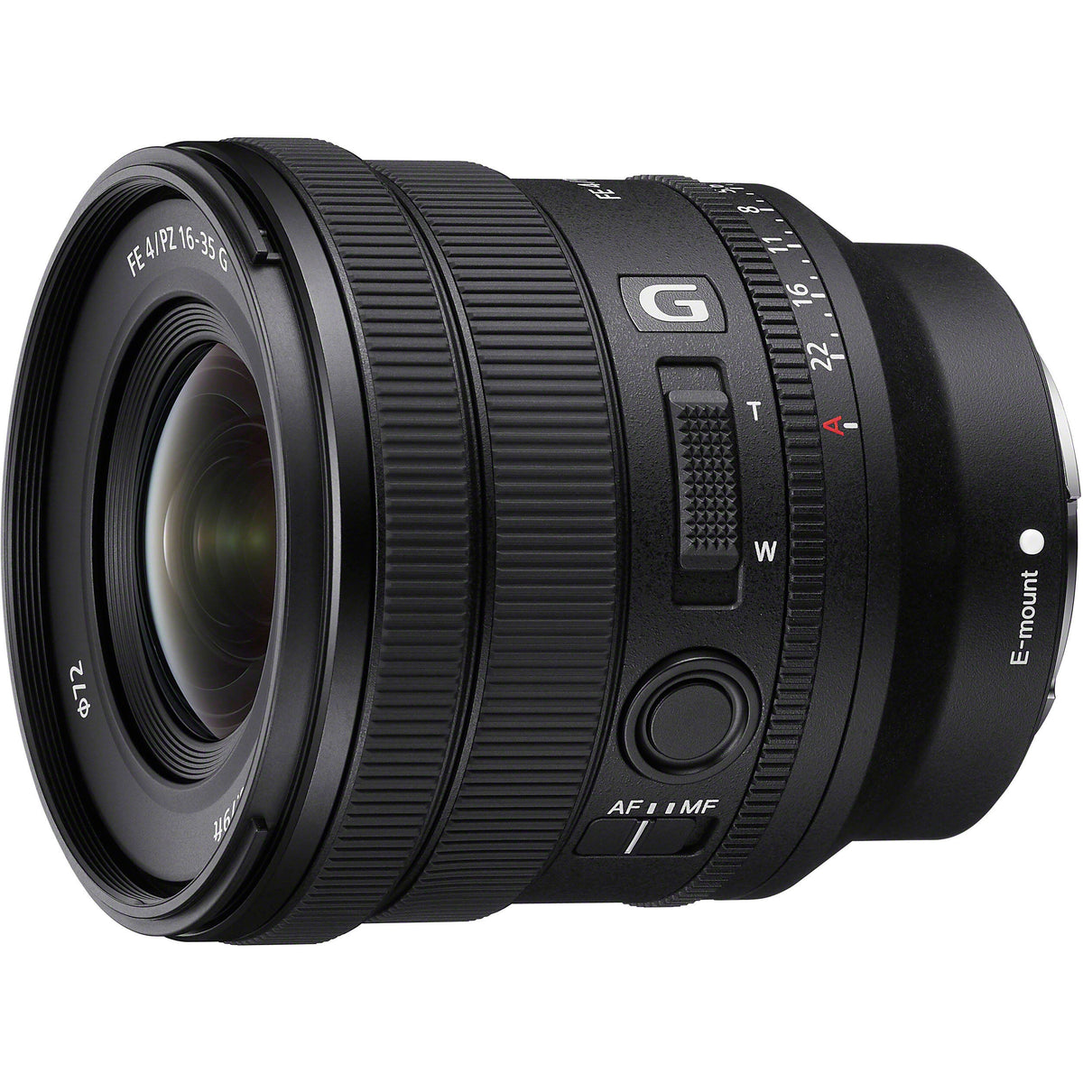 Lente Sony FE PZ 16-35mm f/4 G - vista trasera
