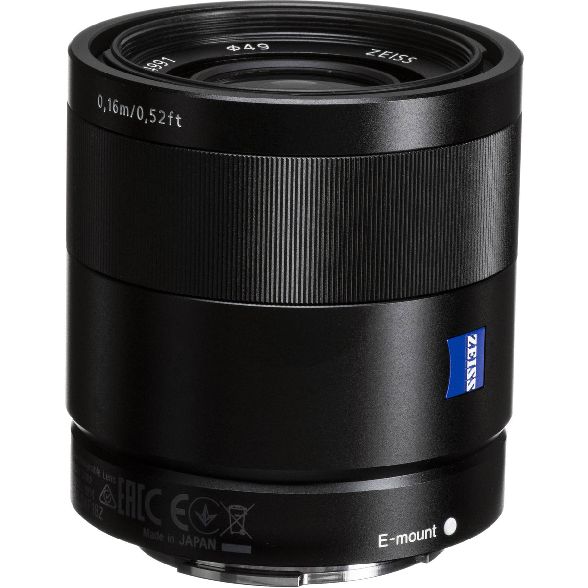 Lente Sony Sonnar T* E 24mm f/1.8 ZA - detalle