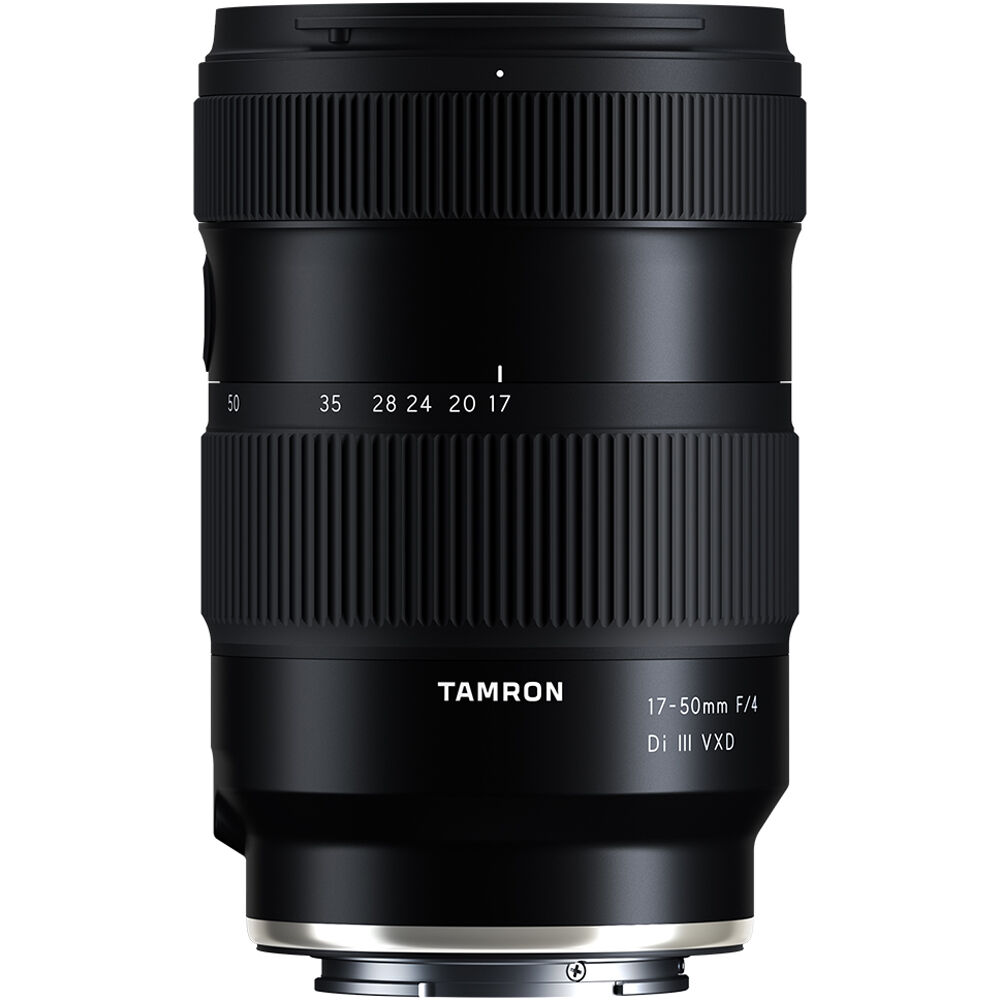 Lente Tamron 17-50mm f/4 Di III VXD - vista frontal