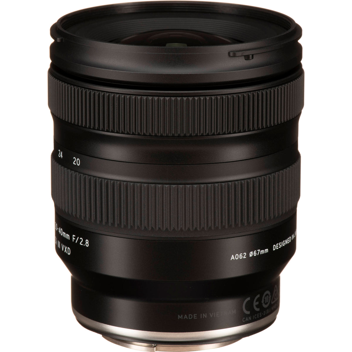 Lente Tamron 20-40mm f/2.8 Di III VXD - vista frontal