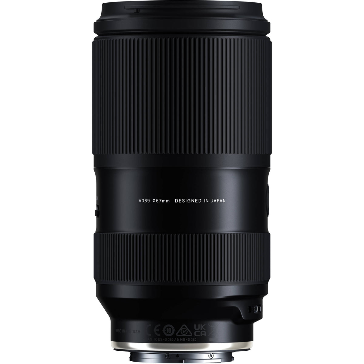 Lente Tamron 50-300mm f/4.5-6.3 Di III VC VXD - vista frontal