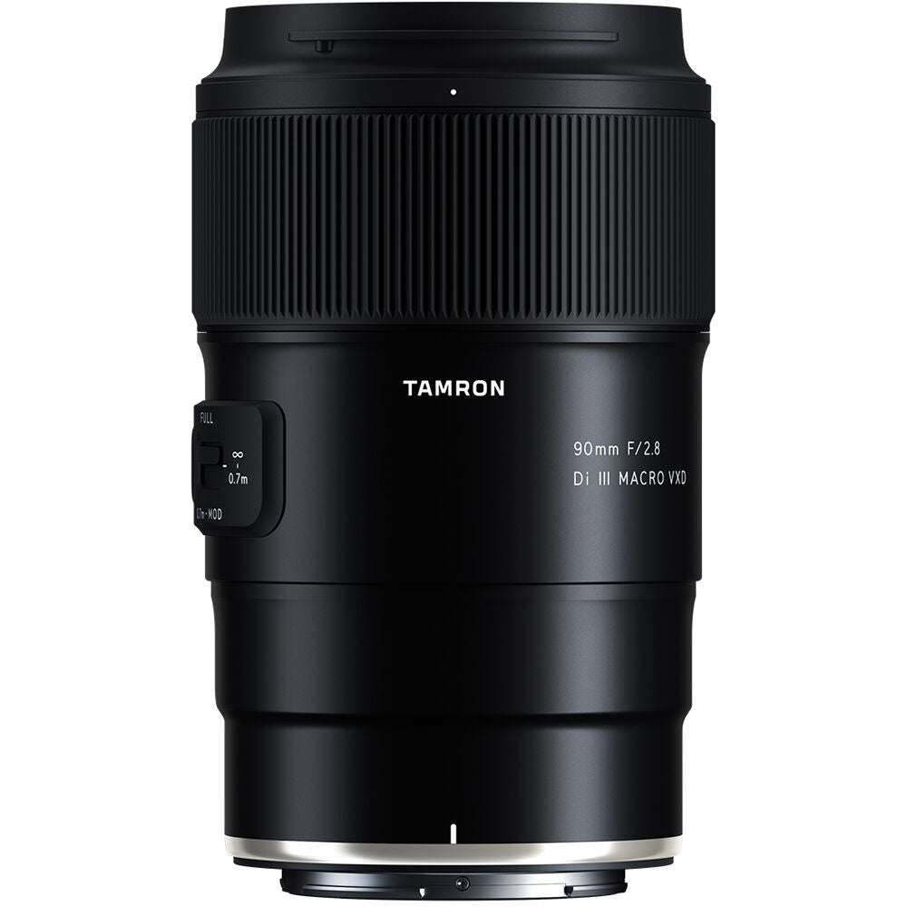 Lente Tamron 90mm f/2.8 Di III VXD Macro - vista frontal