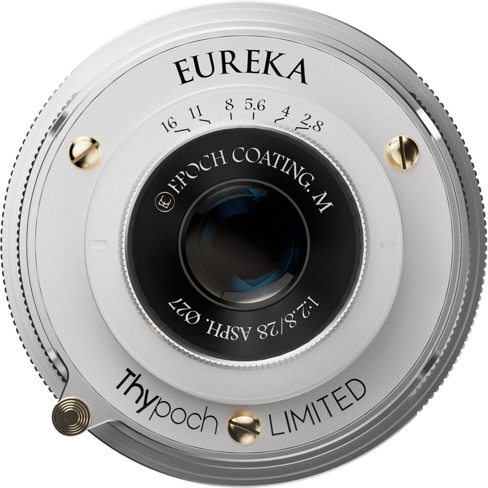 Lente Thypoch Eureka 28mm f/2.8 (Blanco) - vista frontal