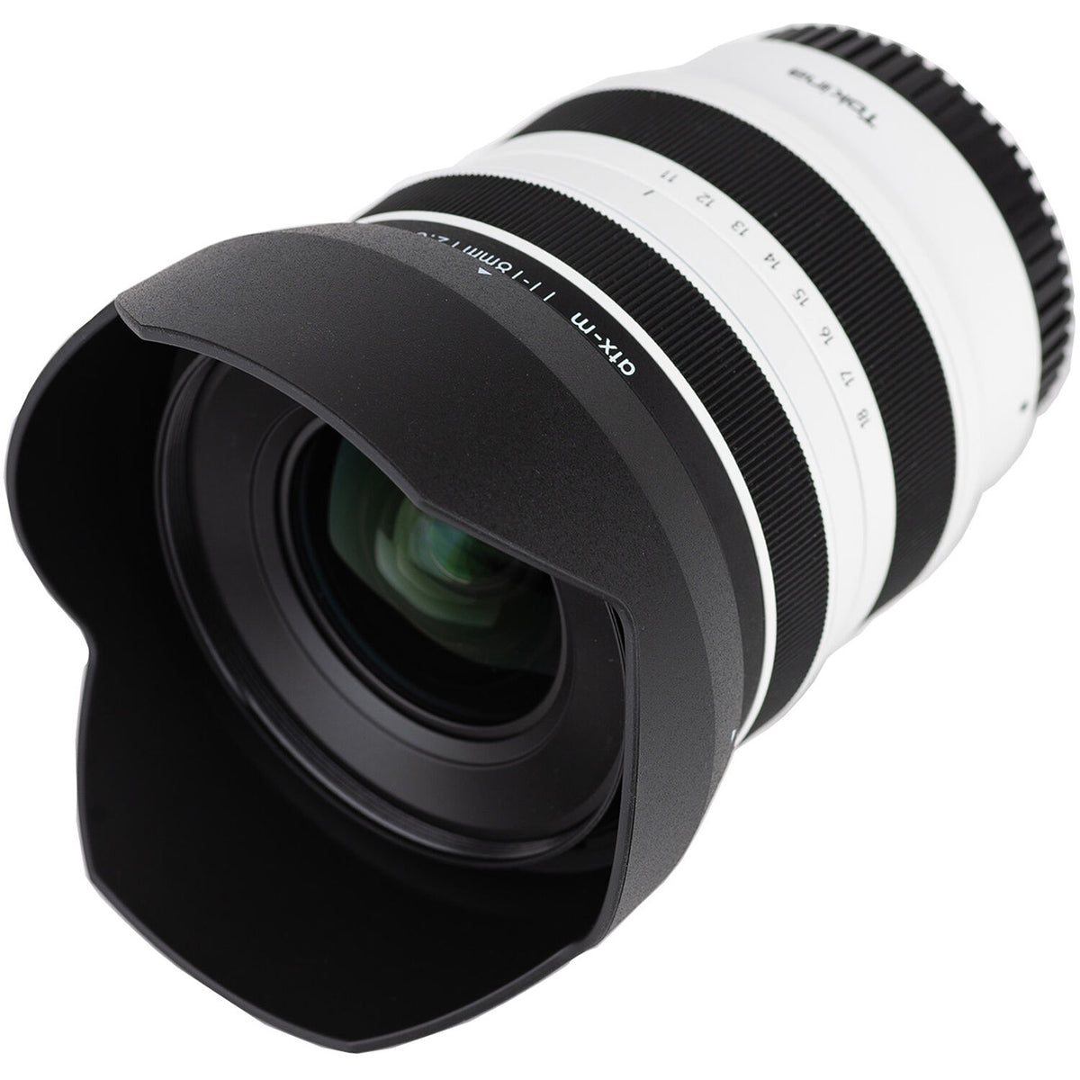 Lente Tokina 11-18mm f/2.8 ATX-M (Blanco) - vista lateral