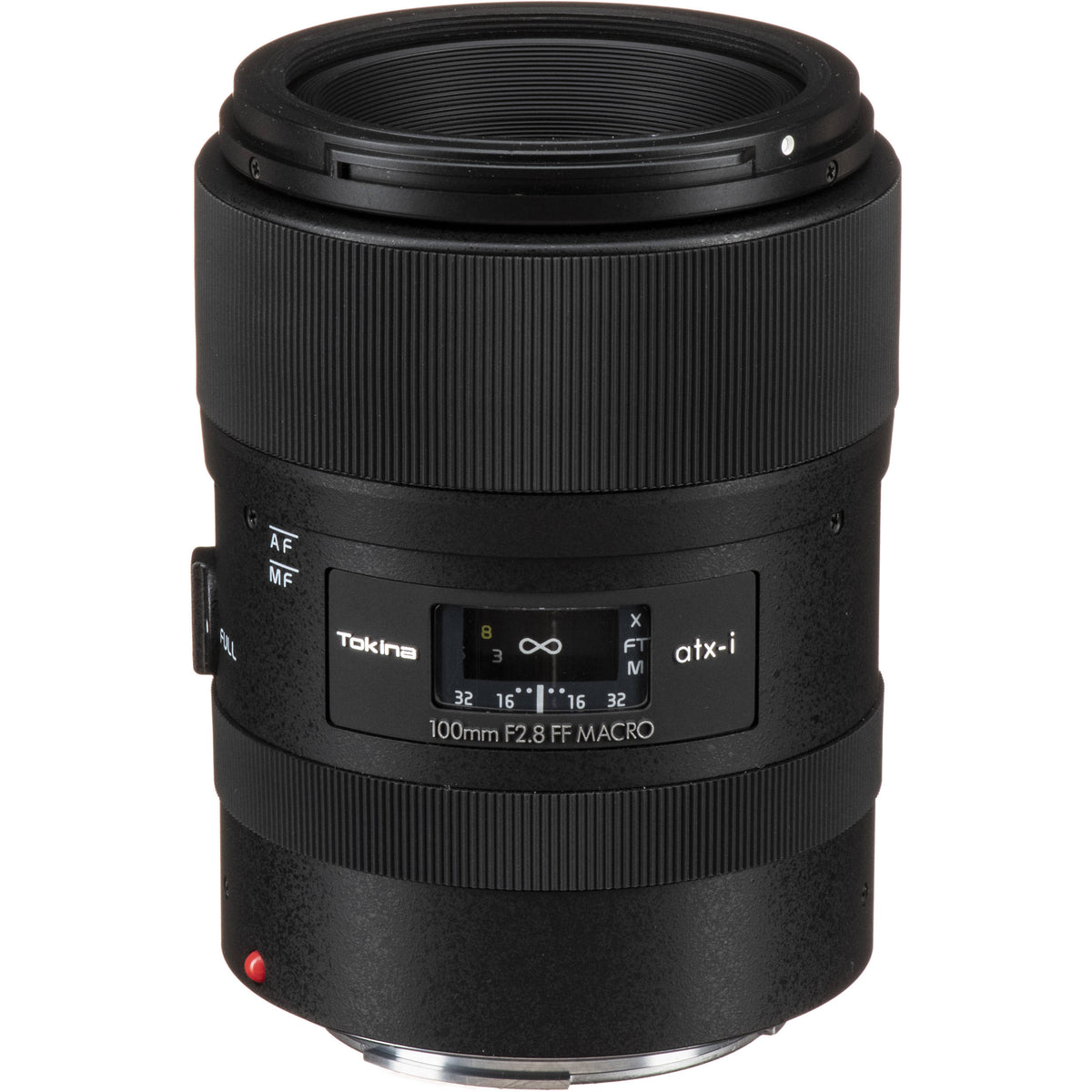 Lente Tokina atx-i 100mm f/2.8 FF Macro - vista frontal