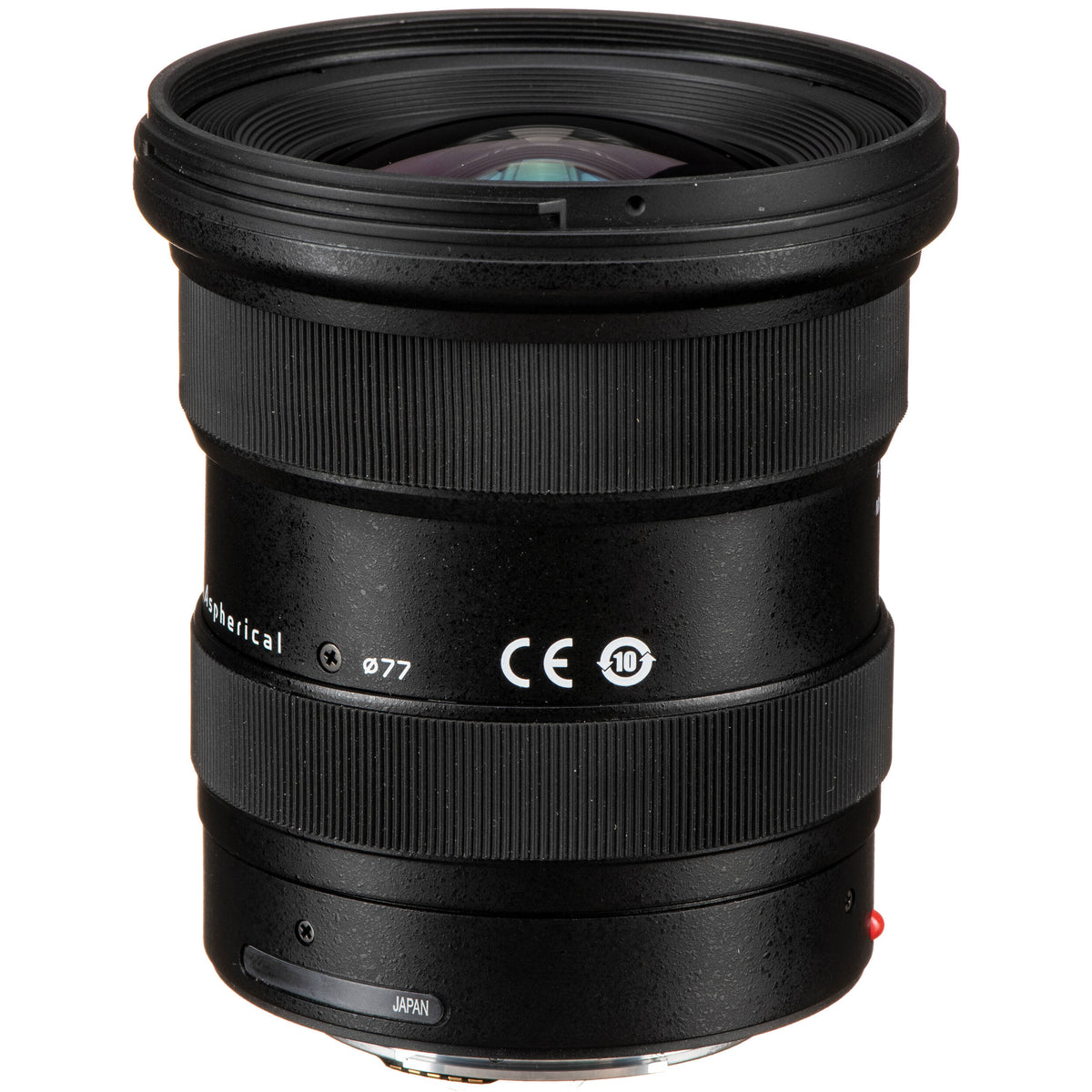 Lente Tokina atx-i 11-16mm f/2.8 CF - vista lateral