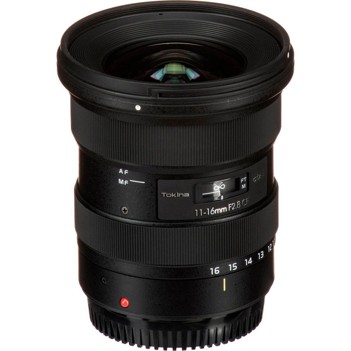 Lente Tokina atx-i 11-16mm f/2.8 CF - vista lateral
