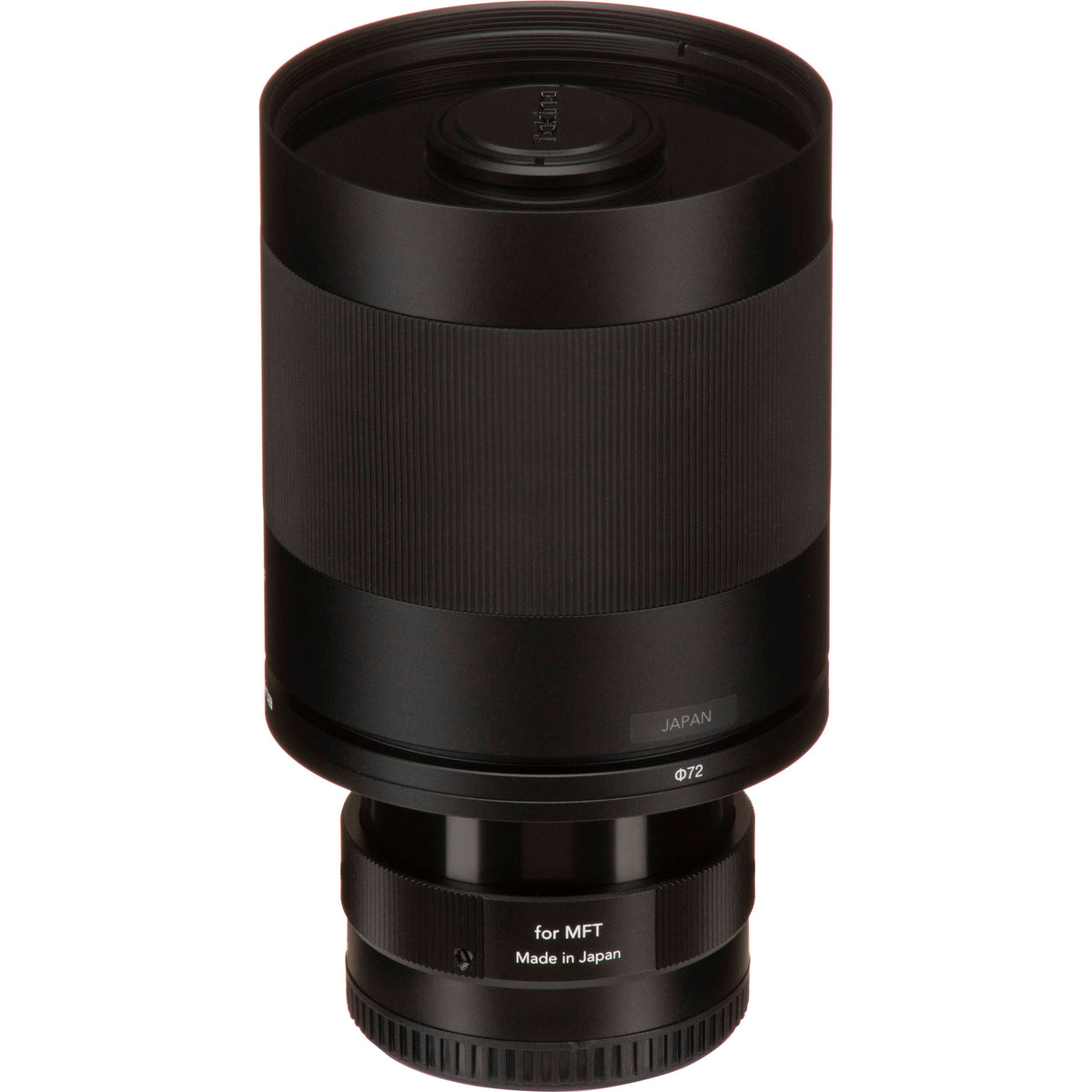 Lente Tokina SZ 500mm f/8 Reflex MF - vista lateral