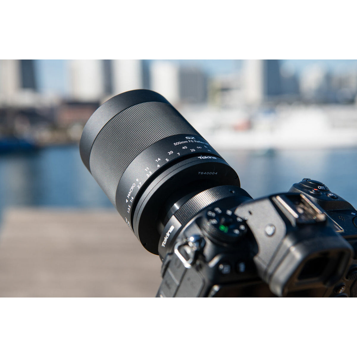 Lente Tokina SZ 500mm f/8 Reflex MF - puertos y conexiones