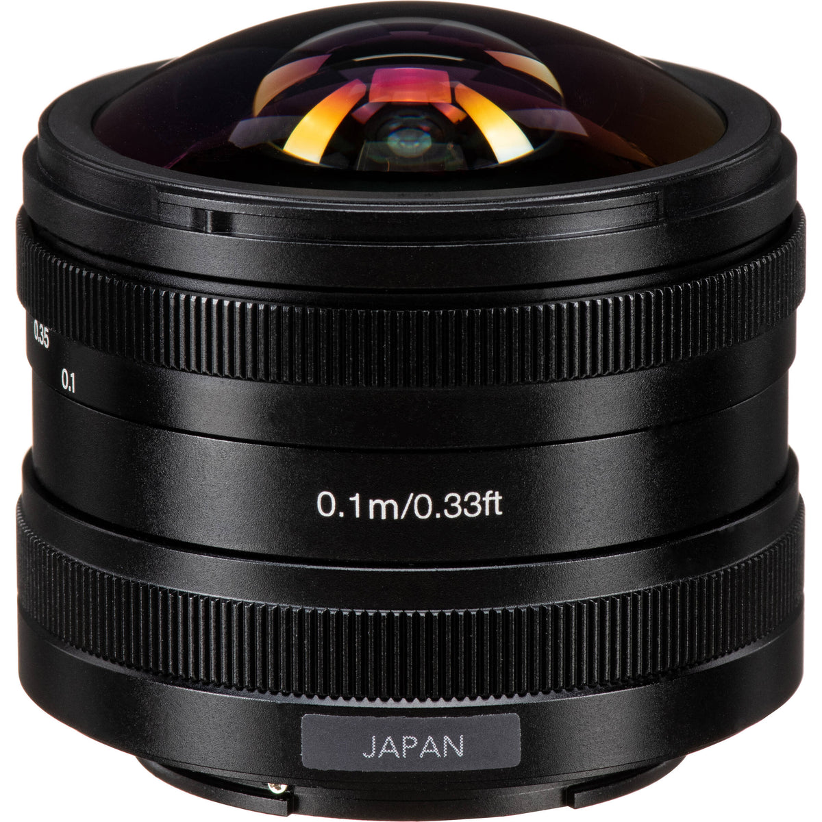 Lente Tokina SZ 8mm f/2.8 Fisheye - vista trasera