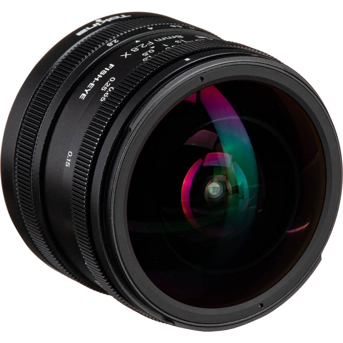 Lente Tokina SZ 8mm f/2.8 Fisheye - puertos y conexiones