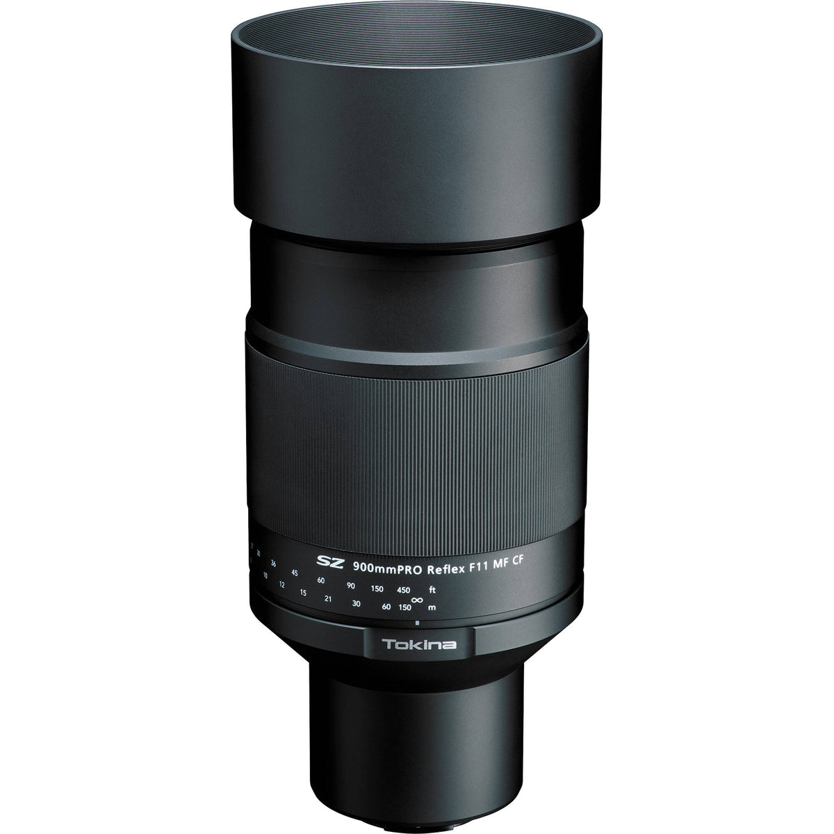 Lente Tokina SZ 900mm f/11 Pro Reflex MF CF - vista frontal
