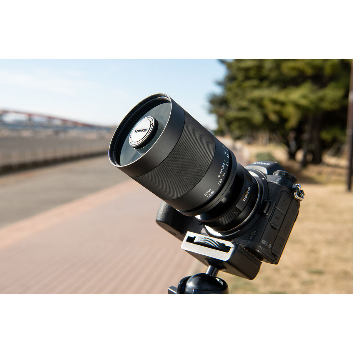 Lente Tokina SZ SUPER TELE 500mm F/8 Reflex - en uso