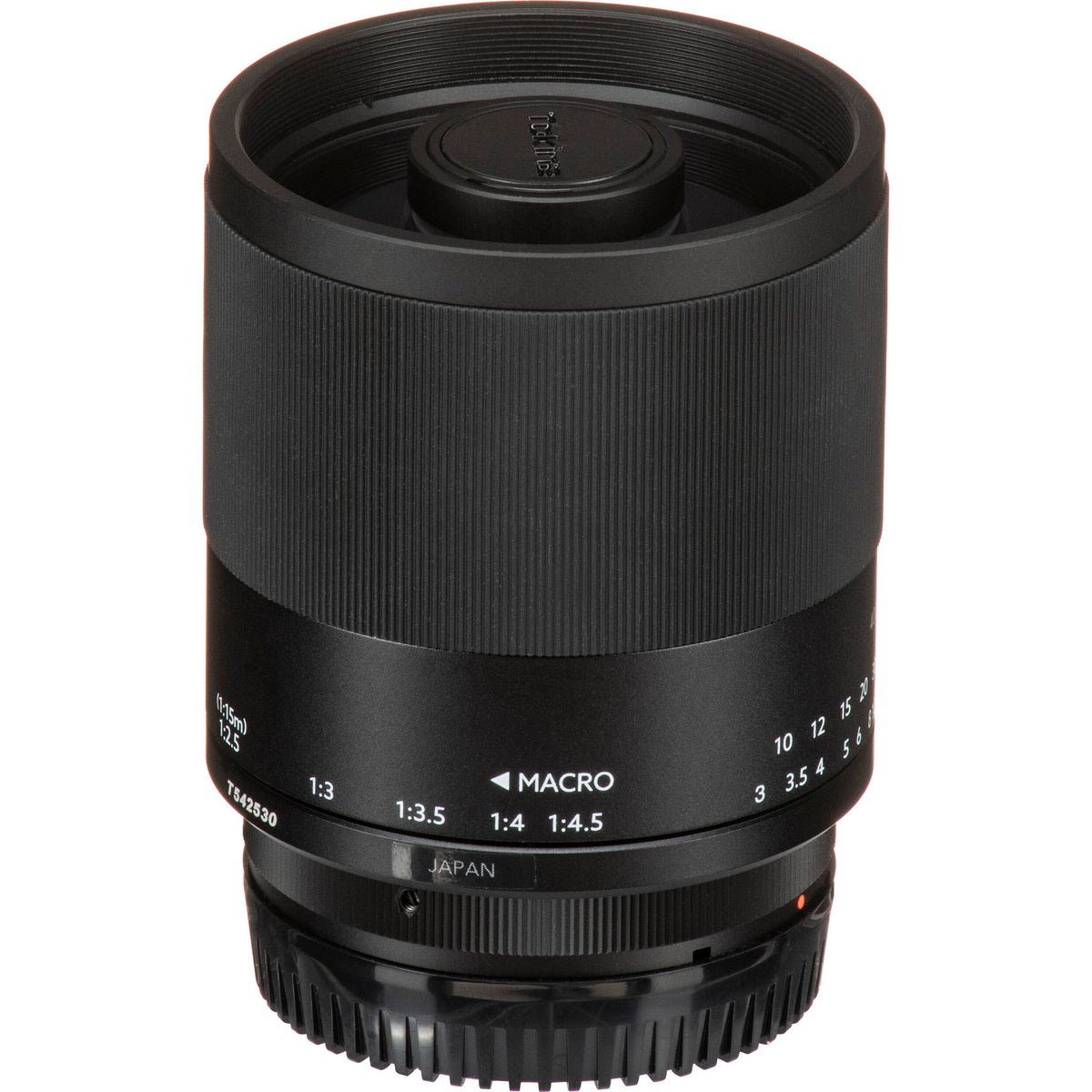 Lente Tokina SZX 400mm f/8 Reflex MF - detalle
