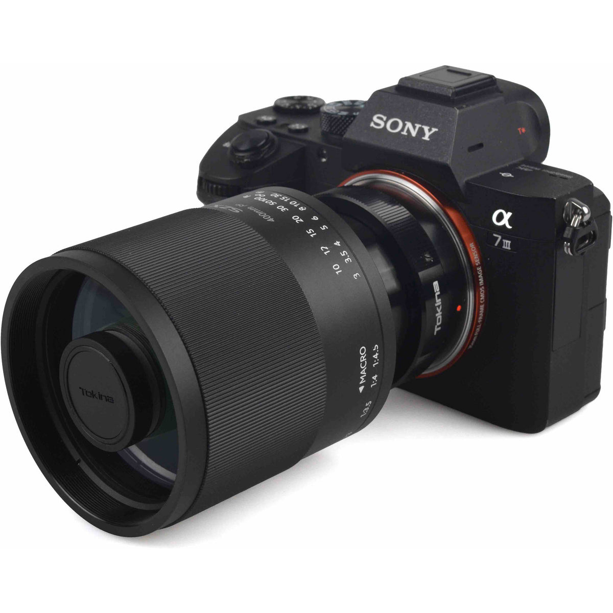 Lente Tokina SZX 400mm f/8 Reflex MF - en uso