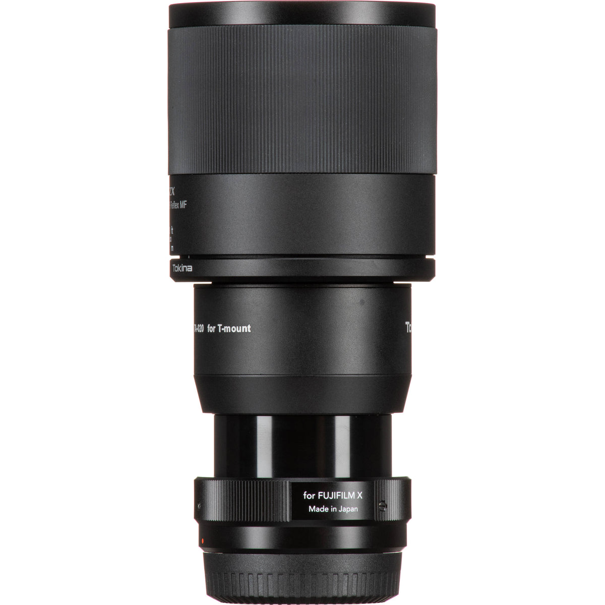 Lente Tokina SZX 400mm f/8 Reflex MF con 2x Extender Kit - contenido de la caja