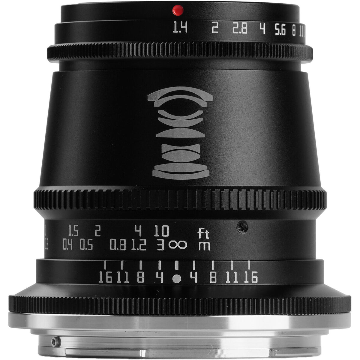 Lente TTArtisan 17mm f/1.4 (Negro) - vista lateral