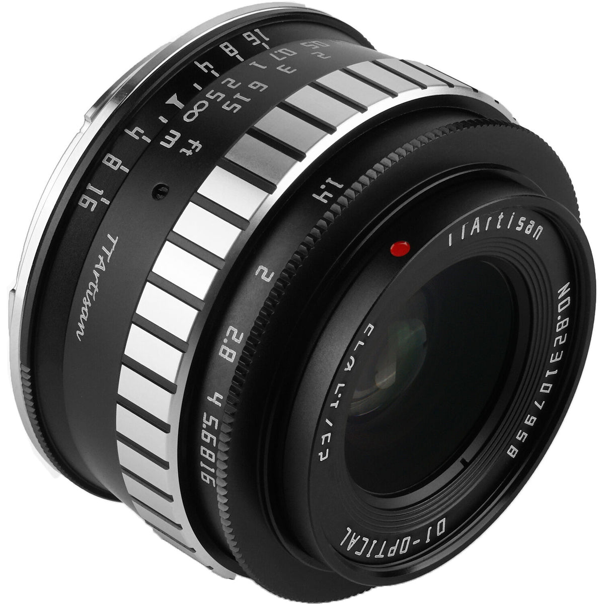 Lente TTArtisan 23mm f/1.4 (Negro & Plateado) - detalle