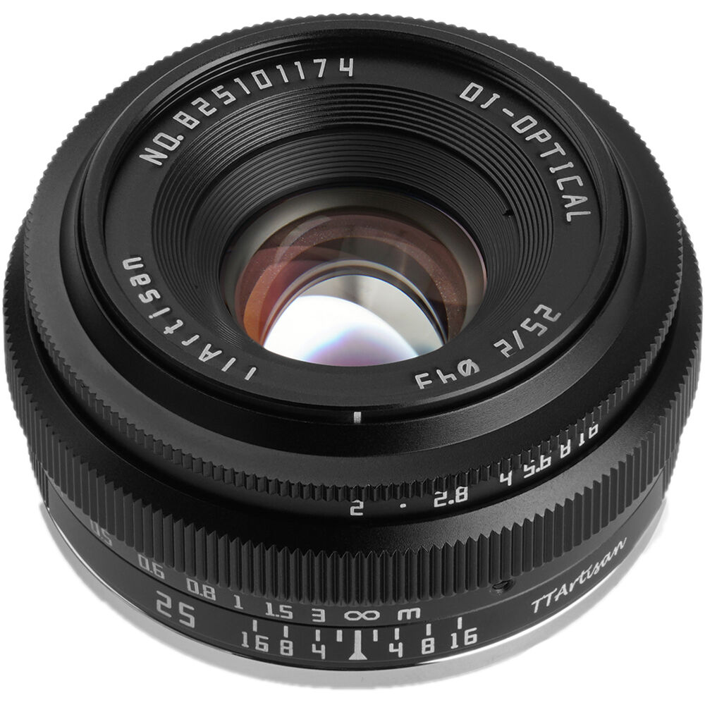 Lente TTArtisan 25mm f/2 - vista principal