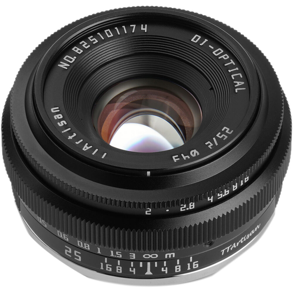 Lente TTArtisan 25mm f/2 - vista principal