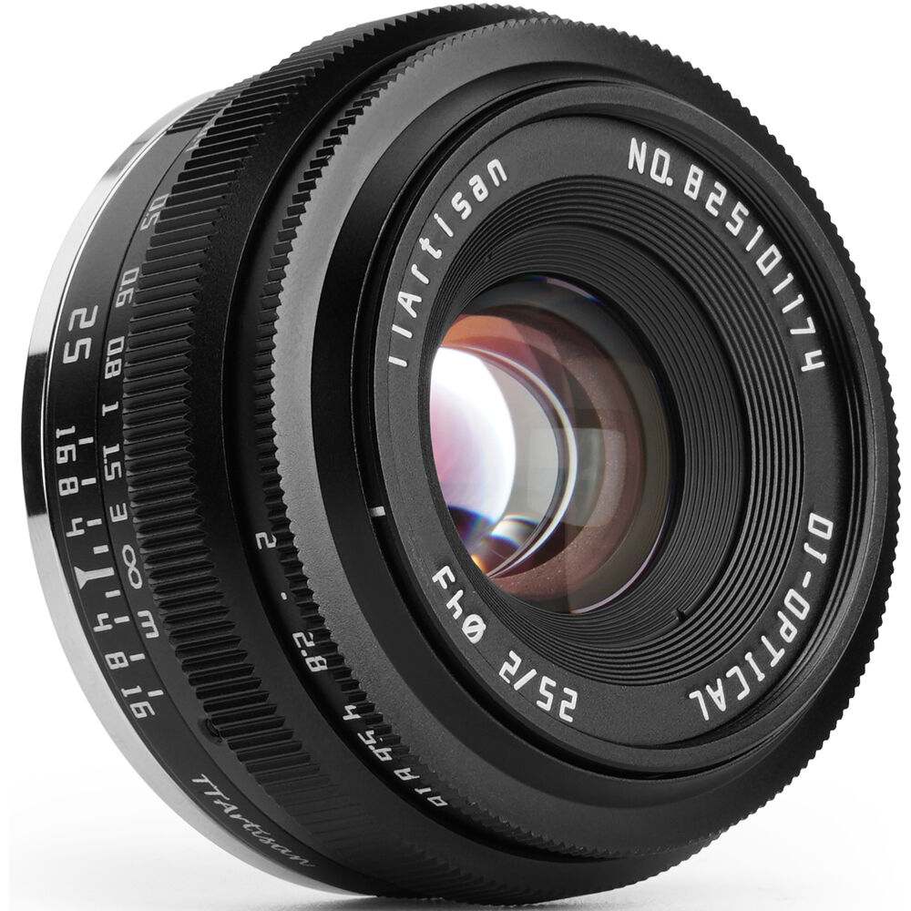 Lente TTArtisan 25mm f/2 - vista trasera