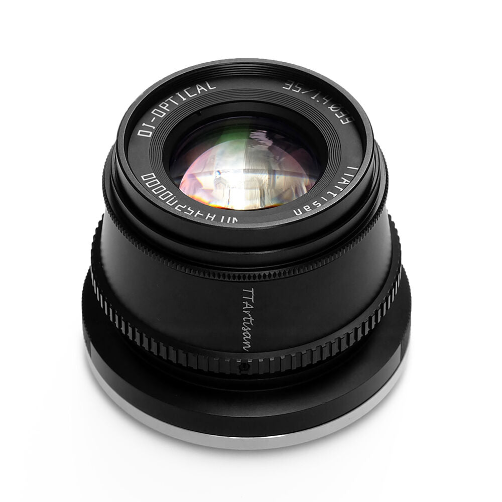 Lente TTArtisan 35mm f/1.4 (Negro) - vista lateral