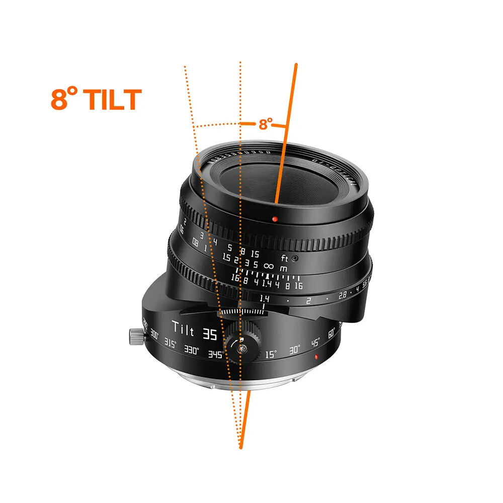Lente TTArtisan 35mm f/1.4 Tilt (Negro) - vista trasera