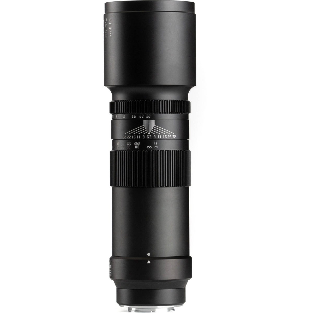 Lente TTArtisan 500mm f/6.3 - vista trasera