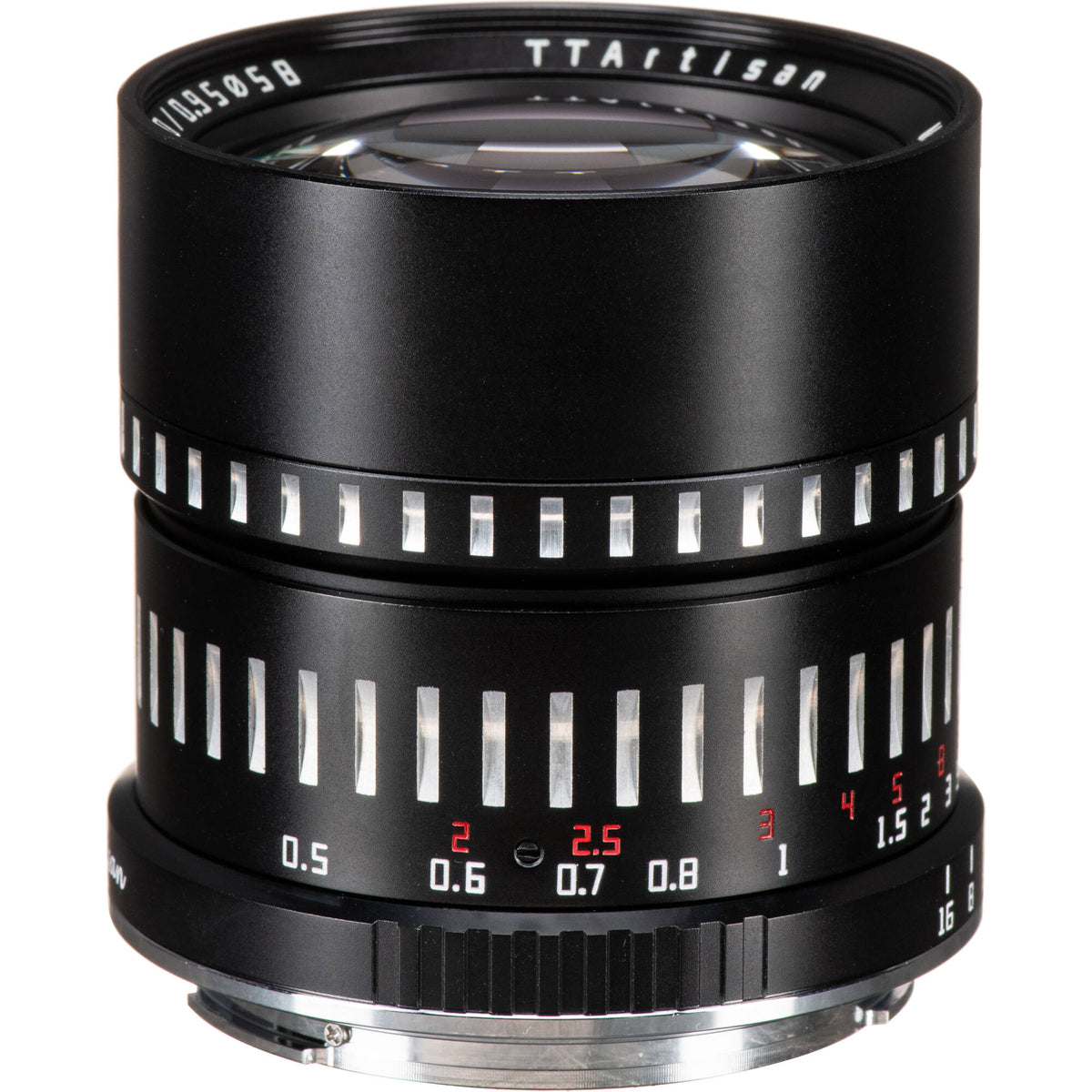 Lente TTArtisan 50mm f/0.95 - vista lateral
