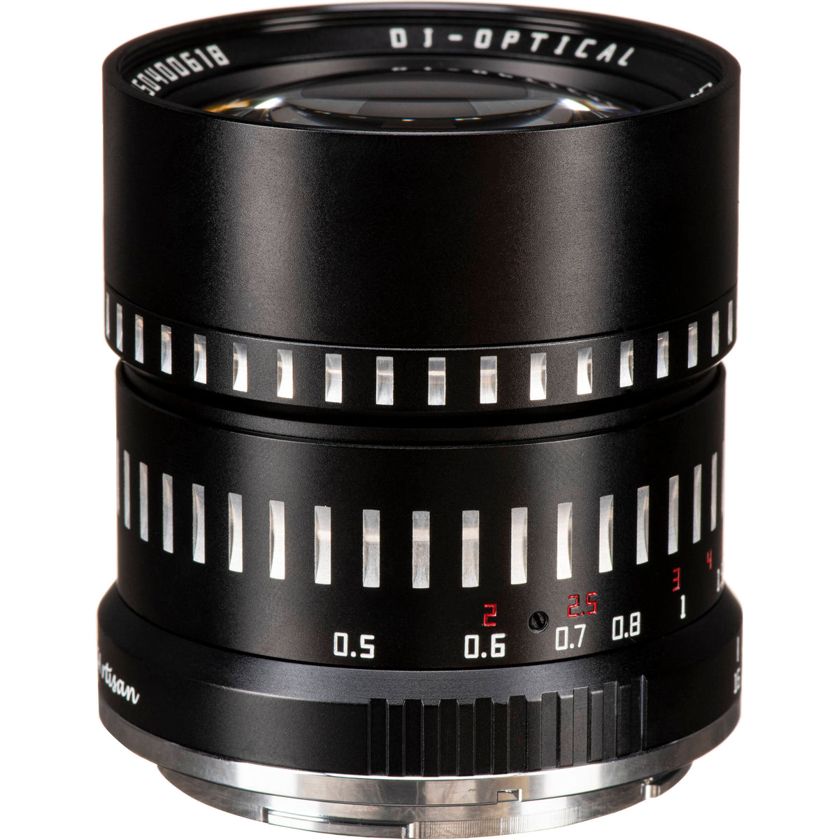 Lente TTArtisan 50mm f/0.95 - vista lateral