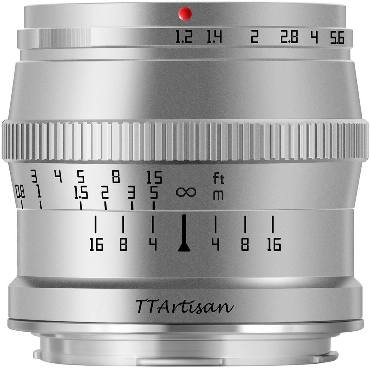 Lente TTArtisan 50mm f/1.2 - puertos y conexiones
