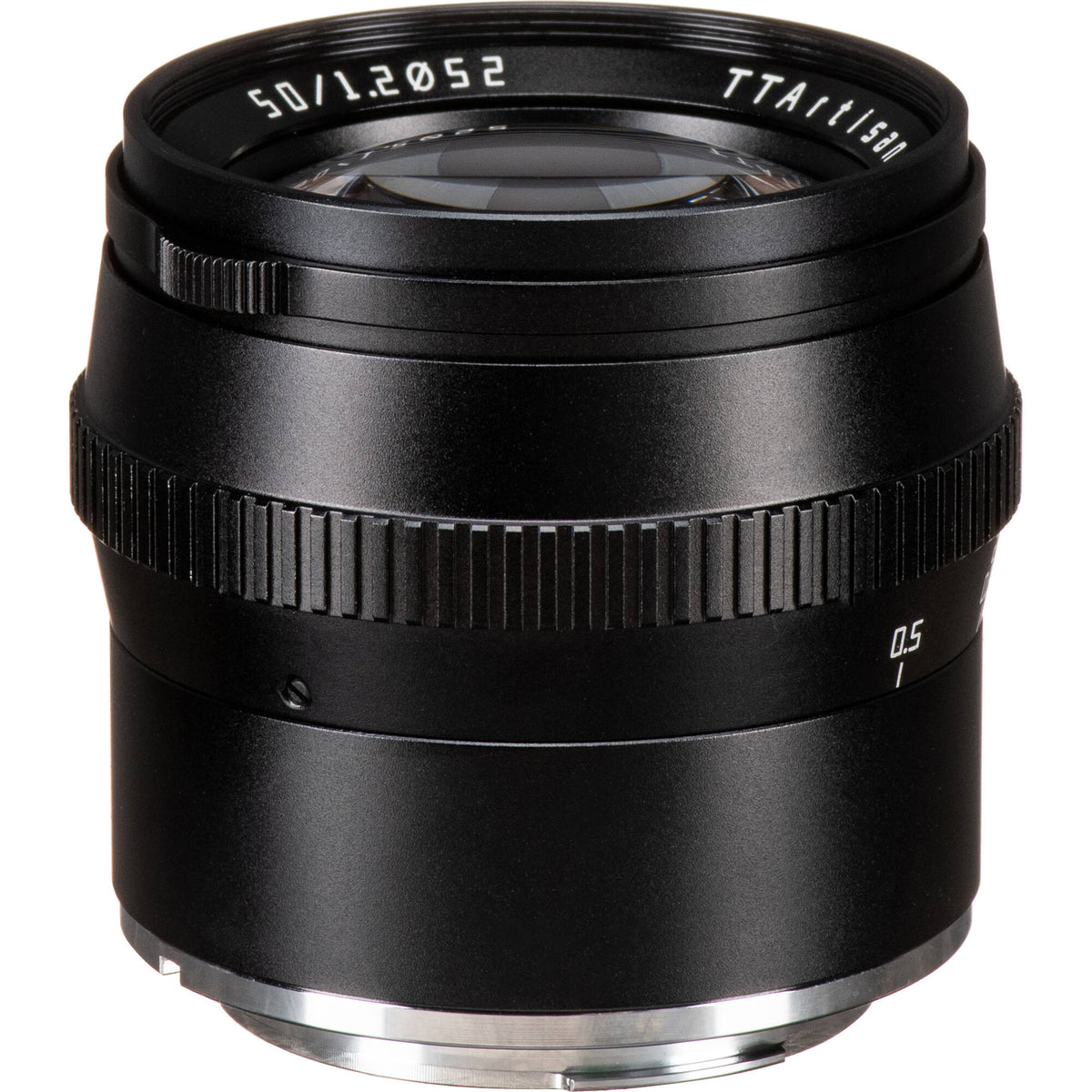 Lente TTArtisan 50mm f/1.2 (Negro) - vista lateral
