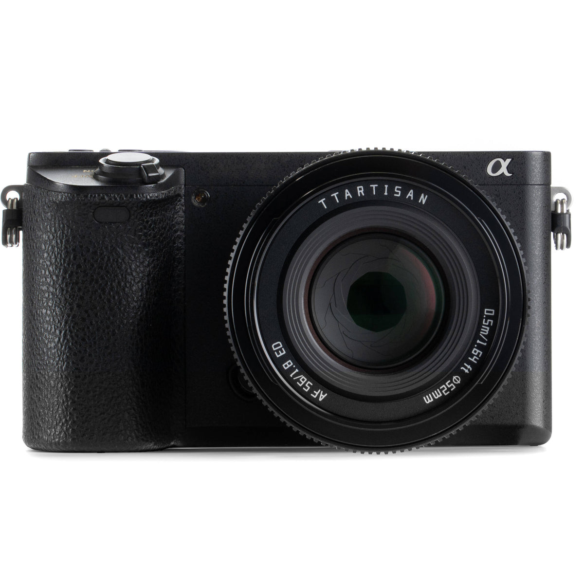 Lente TTArtisan AF 56mm f/1.8 (Negro) - vista frontal