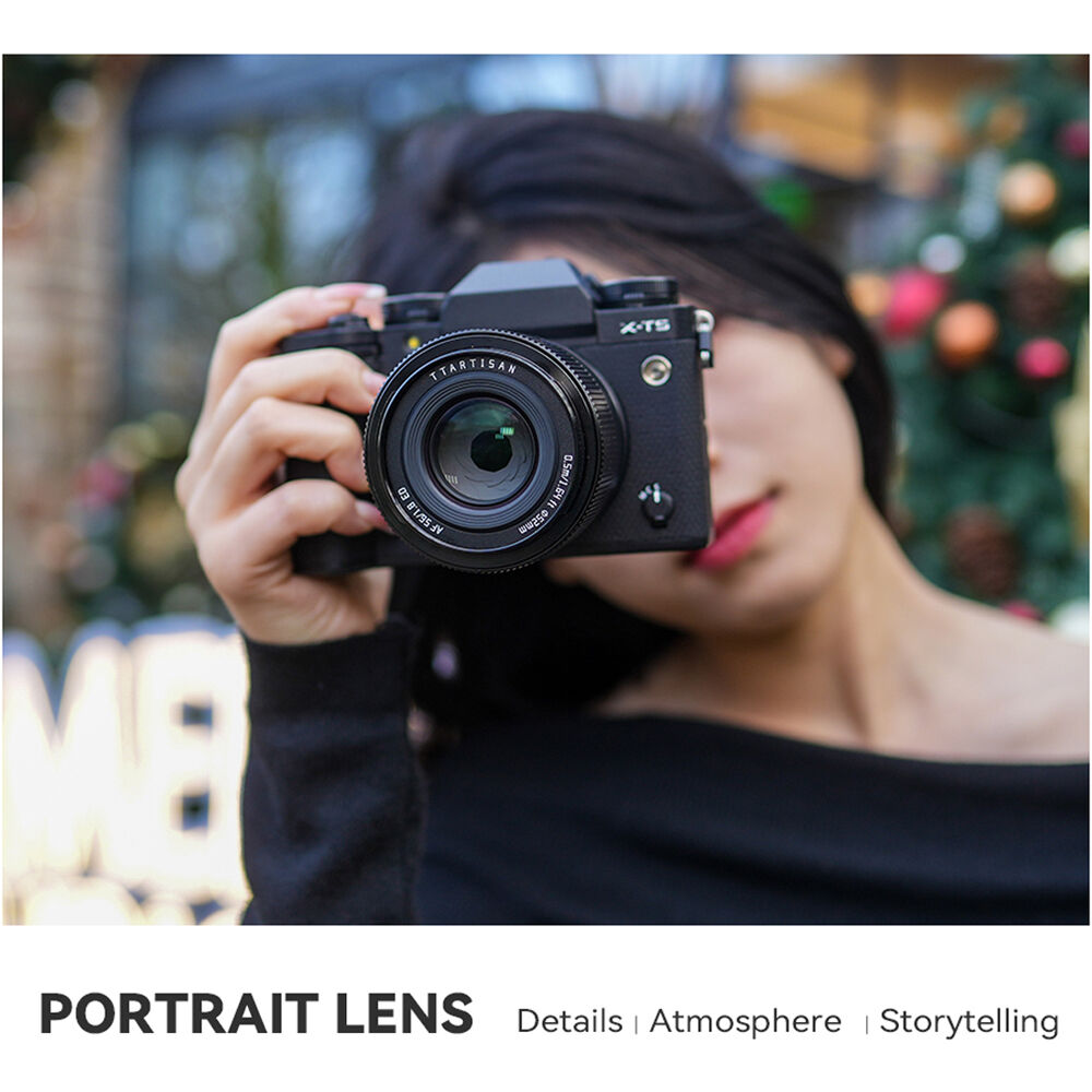 Lente TTArtisan AF 56mm f/1.8 (Negro) - en uso