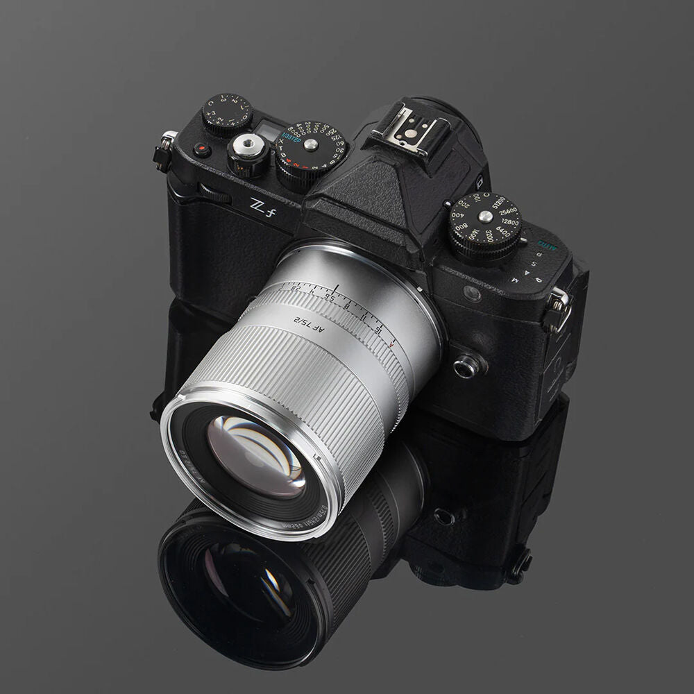 Lente TTArtisan AF 75mm f/2 (Plateado) - vista trasera