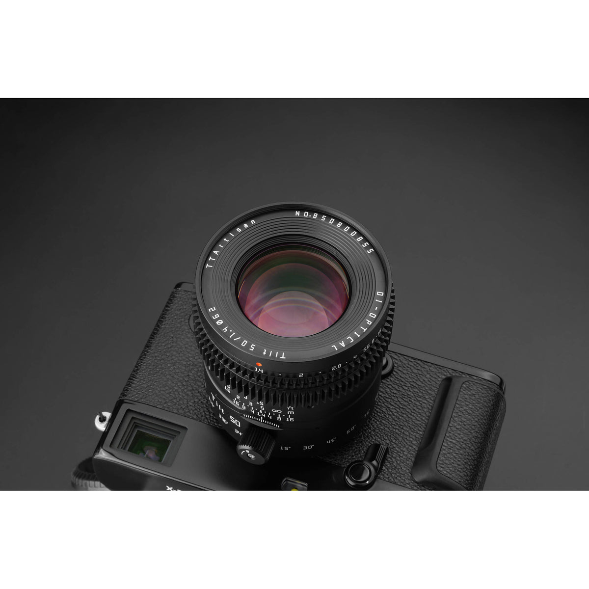 Lente TTArtisan Tilt 50mm f/1.4 - vista trasera