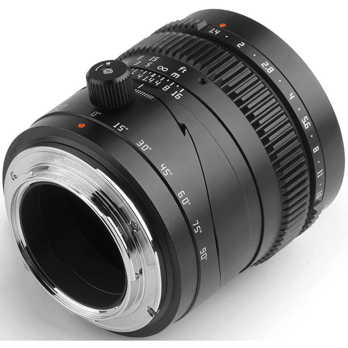 Lente TTArtisan Tilt 50mm f/1.4 - vista lateral
