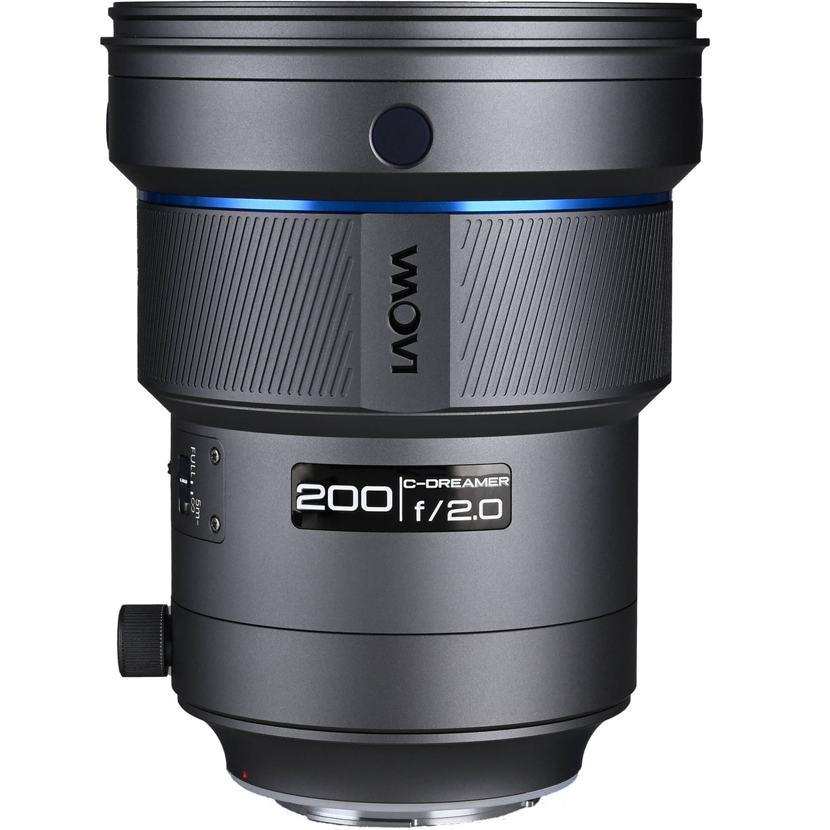 Lente Venus Optics 200mm f/2 AF FF Telephoto Prime - vista lateral