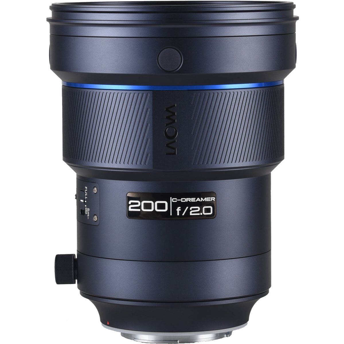 Lente Venus Optics 200mm f/2 AF FF Telephoto Prime - vista lateral