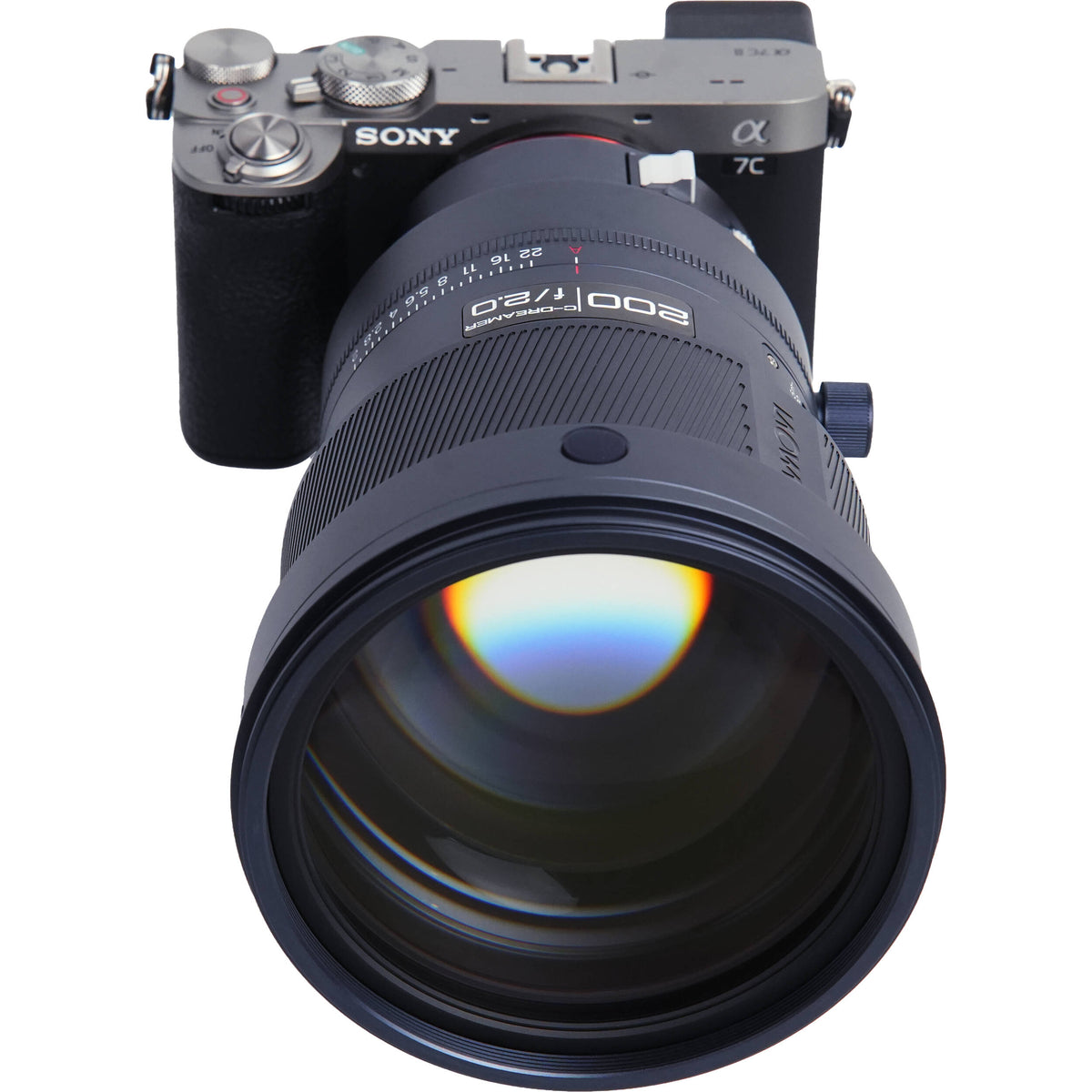 Lente Venus Optics 200mm f/2 AF FF Telephoto Prime - detalle